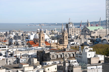 View of the Old City of Montevideo - Department of Montevideo - URUGUAY. Photo #29753