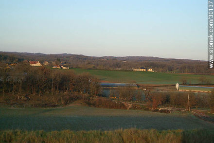 Landscape near Brive-la Gaillarde - Region of Limousin - FRANCE. Photo #30137