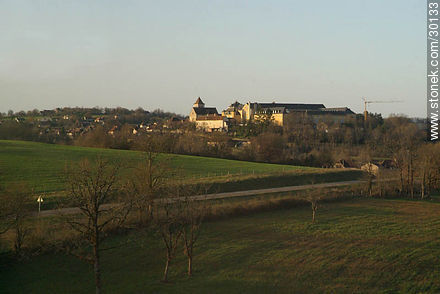 Paisaje de la región Limousin próximo a Brive-la-Gaillarde - Región de Midi-Pyrénées - FRANCIA. Foto No. 30133