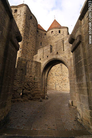 Ingreso a la Cité de Carcassonne - Región de Languedoc-Rousillon - FRANCIA. Foto No. 30233