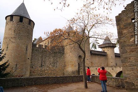Castle of Carcassonne - Region of Languedoc-Rousillon - FRANCE. Photo #30217