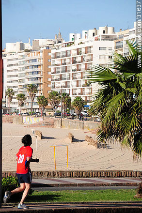 Pocitos beach - Department of Montevideo - URUGUAY. Photo #31637