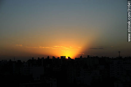 Sunset in Montevideo - Department of Montevideo - URUGUAY. Photo #31641