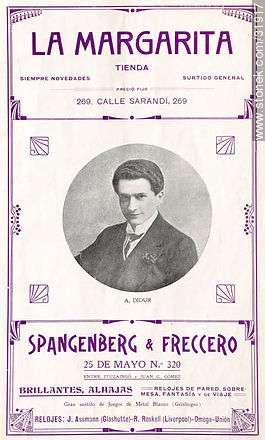 Página de programa antiguo del teatro Solís (principios del siglo XX) - Departamento de Montevideo - URUGUAY. Foto No. 31917
