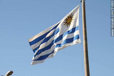 Uruguayan flag -  - MORE IMAGES. Photo #31883