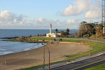 Rambla República de Chile frente a la playa Buceo - Departamento de Montevideo - URUGUAY. Foto No. 31969