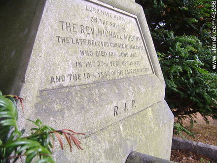 Tombstone of Rev. Michale Murphy - Ireland - BRITISH ISLANDS. Photo #48266