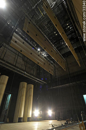 Escenario del Auditorio Nacional del Sodre - Departamento de Montevideo - URUGUAY. Foto No. 33340