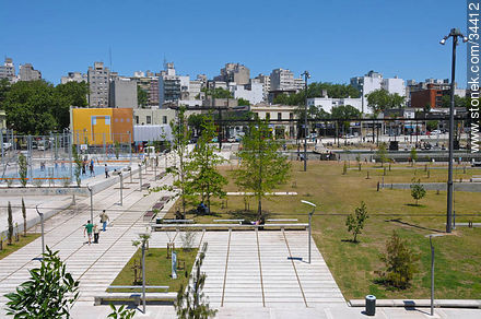 Seregni square.  - Department of Montevideo - URUGUAY. Photo #34412
