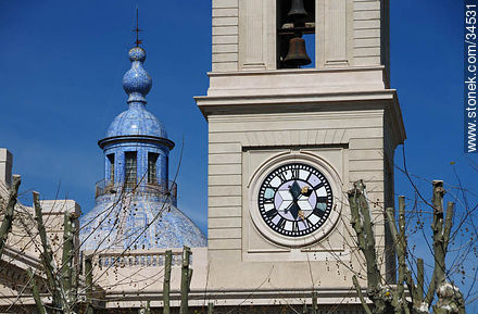 Dome and bell tower of San Jose de Mayo Cathedral - San José - URUGUAY. Photo #34531