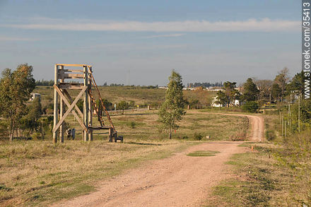 Mirador próximo al río Uruguay y a la ciudad de Fray Bentos - Departamento de Río Negro - URUGUAY. Foto No. 35413