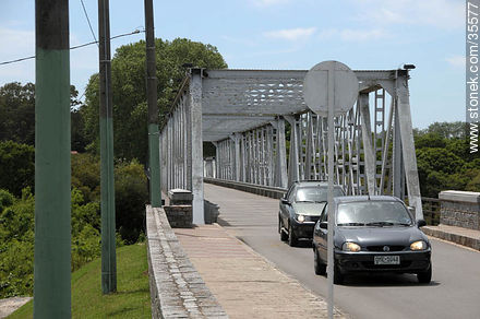 Puente sobre el río Santa Lucía Chico - Departamento de Florida - URUGUAY. Foto No. 35577