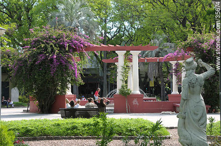 Plaza Sarandí. - Departamento de Durazno - URUGUAY. Foto No. 35674