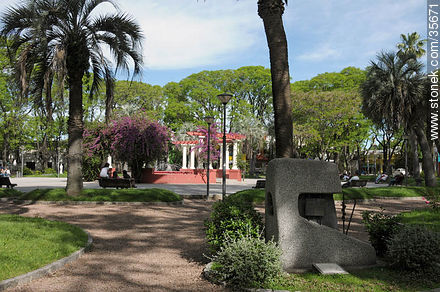 Plaza Sarandí. - Departamento de Durazno - URUGUAY. Foto No. 35671