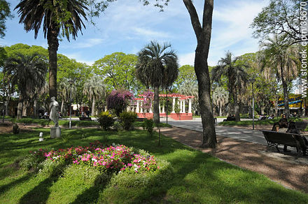 Plaza Sarandí. - Departamento de Durazno - URUGUAY. Foto No. 35670