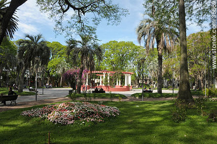 Plaza Sarandí. - Departamento de Durazno - URUGUAY. Foto No. 35669