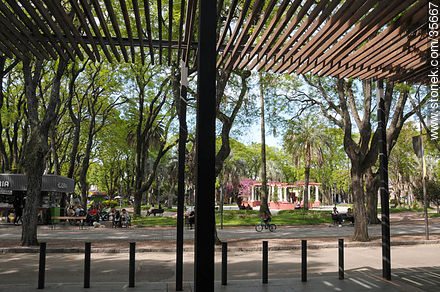 Sarandí square. - Durazno - URUGUAY. Photo #35667