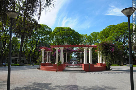 Plaza Sarandí. - Departamento de Durazno - URUGUAY. Foto No. 35663