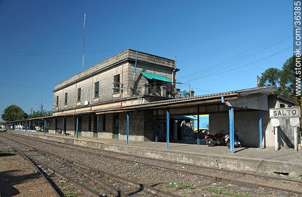 Estación de trenes de Salto - Departamento de Salto - URUGUAY. Foto No. 36385