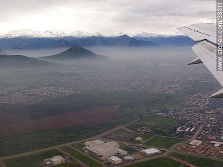 Santiago de Chile desde el aire. - Chile - Otros AMÉRICA del SUR. Foto No. 38311