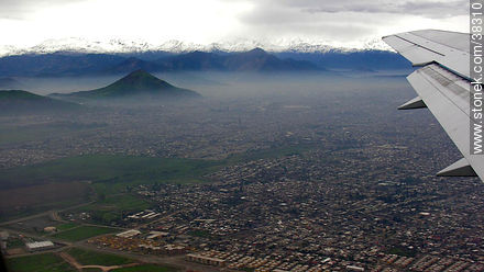 Santiago de Chile desde el aire. - Chile - Otros AMÉRICA del SUR. Foto No. 38310