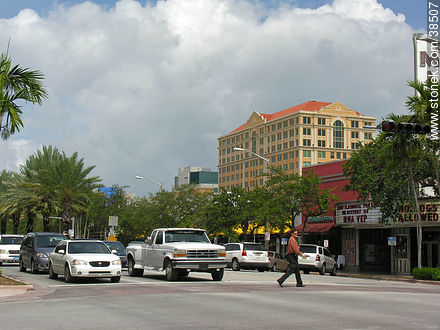 Calles de Coral Gables - Estado de Florida - EE.UU.-CANADÁ. Foto No. 38507