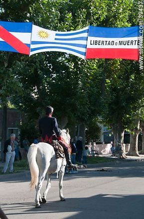Artigas hacia el inicio de la representación - Departamento de Tacuarembó - URUGUAY. Foto No. 39437
