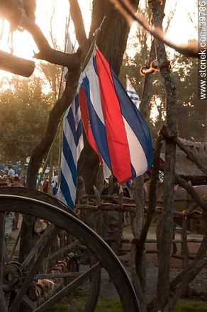 Artigas flag - Tacuarembo - URUGUAY. Photo #39786