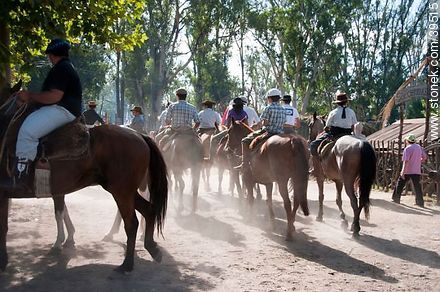 Riders on the Fiesta de la Patria Gaucha - Tacuarembo - URUGUAY. Photo #39515