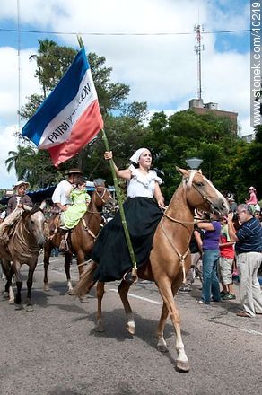 Patria y Tradición flag - Tacuarembo - URUGUAY. Photo #40249