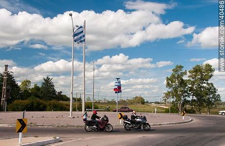 Motociclistas. - Departamento de Durazno - URUGUAY. Foto No. 40486
