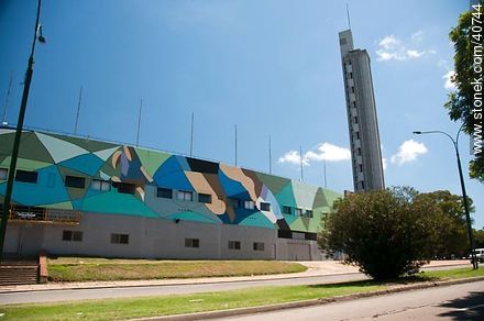Estadio Centenario con arte renovado - Departamento de Montevideo - URUGUAY. Foto No. 40744