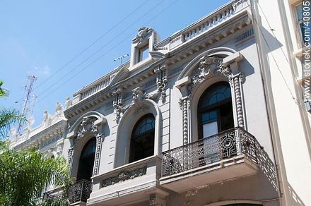 Restored balcony - Department of Montevideo - URUGUAY. Photo #40805