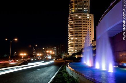 Fountain in Conrad Hotel - Punta del Este and its near resorts - URUGUAY. Photo #40956