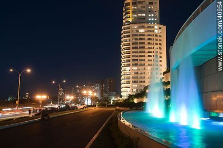 Fountain in Conrad Hotel - Punta del Este and its near resorts - URUGUAY. Photo #40954