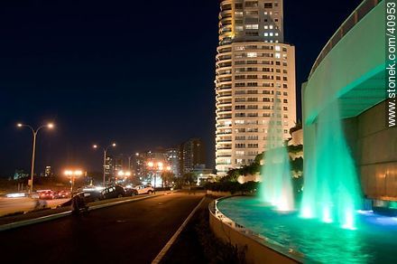 Fountain in Conrad Hotel - Punta del Este and its near resorts - URUGUAY. Photo #40953