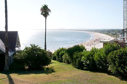 Playa Solanas de Portezuelo desde Punta Ballena - Punta del Este y balnearios cercanos - URUGUAY. Foto No. 41374