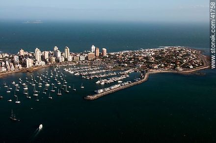 Peninsula and port of Punta del Este - Punta del Este and its near resorts - URUGUAY. Photo #41758