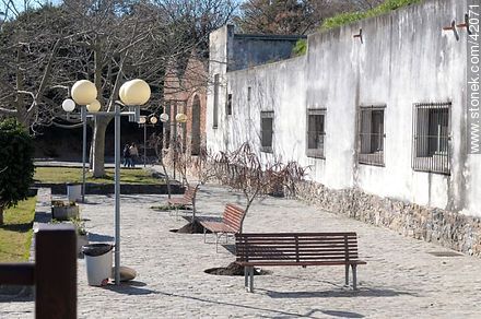 Small Square in front of the marina - Department of Colonia - URUGUAY. Photo #42071