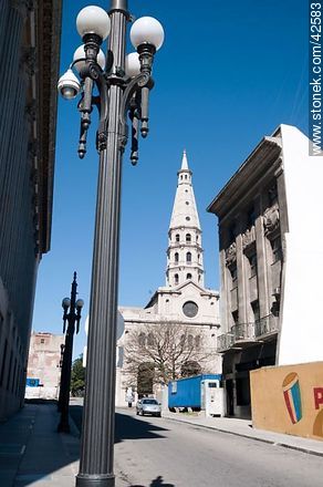 Parish San Fransico de Asis at Cerrito street. - Department of Montevideo - URUGUAY. Photo #42583