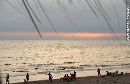 Beach at sunset - Department of Maldonado - URUGUAY. Photo #42806