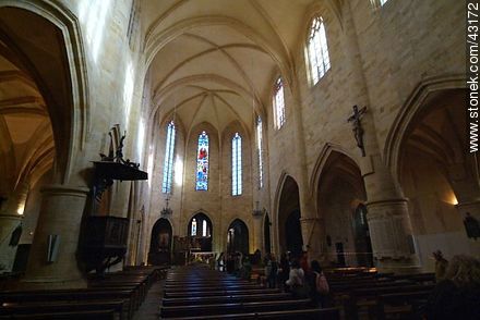 Sarlat-la-Canéda. Interior of the Cathedral of Saint Sacerdos. - Region of Aquitaine - FRANCE. Photo #43172