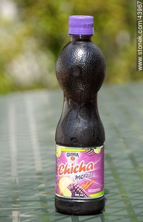 Bottle of chicha morada -  - MORE IMAGES. Photo #43967