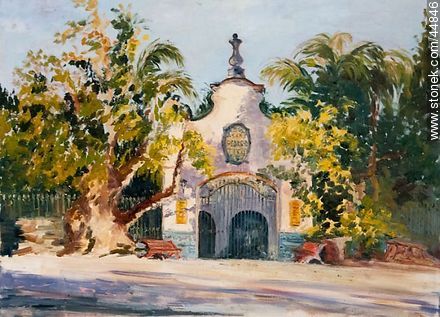 Pintura de la entrada principal - Departamento de Florida - URUGUAY. Foto No. 44846