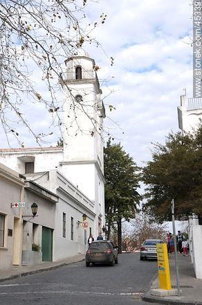 Basílica del Santísimo Sacramento. Calle Virrey Ceballos. - Departamento de Colonia - URUGUAY. Foto No. 45339