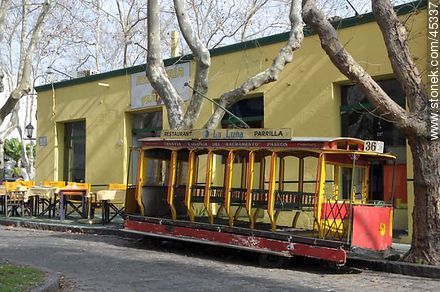 Old tram - Department of Colonia - URUGUAY. Photo #45337