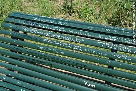 Park bench -  - MORE IMAGES. Photo #45970