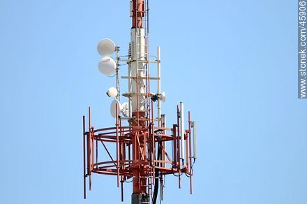 Communications mast -  - MORE IMAGES. Photo #45906