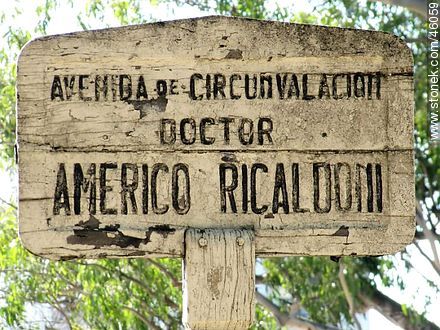 Avenida de Circunvalación Doctor Américo Ricaldoni - Departamento de Montevideo - URUGUAY. Foto No. 46059