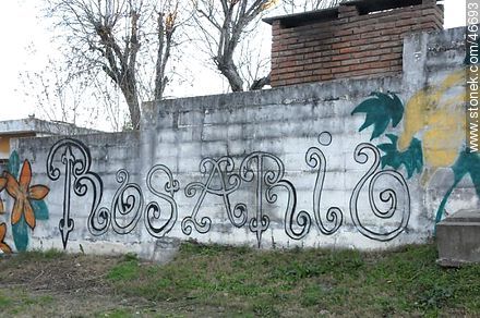 Mural de la ciudad de Rosario - Departamento de Colonia - URUGUAY. Foto No. 46693